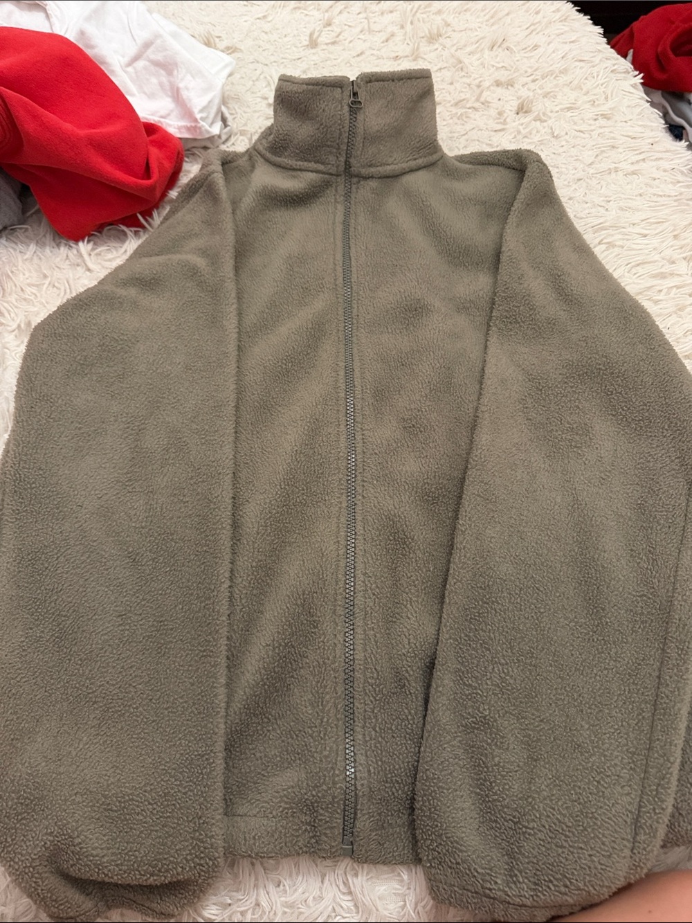 Women’s Full-Zip Fleece Jacket - Olive